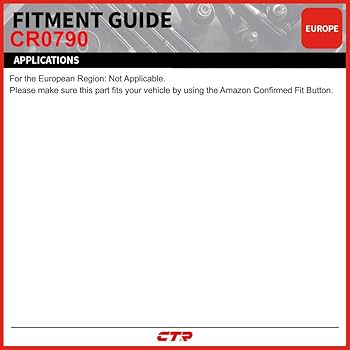 CTR CR0790 [OE Supplier] Inner Tie Rod End Compatible with